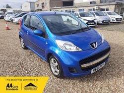 Blue Used 2010 Peugeot 107 Hatchback | £2,495 (Fair price)