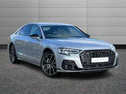 Silver Used 2023 Audi A8 Black Edition Sedan | £58,991 (Fair price)
