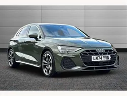 District green Used 2024 Audi A3 S-Line Hatchback | £29,195 (Expensive)