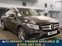 Black Used 2018 Mercedes GLC220 AMG line SUV | £15,599 (Good price)