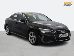 Black Used 2022 Audi A3 S-Line Sedan | £18,195 (Fair price)