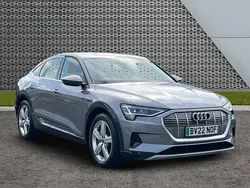 Grey Used 2022 Audi e-tron Sportback Advanced SUV | £23,749 (Good price)