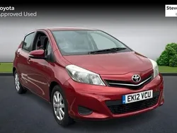 Red Used 2012 Toyota Yaris Hatchback | £4,995 (Expensive)