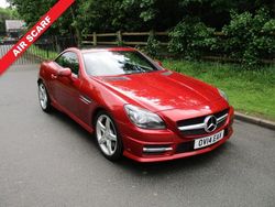 Red Used 2014 Mercedes SLK200 AMG Cabriolet | £7,895 (Fair price)