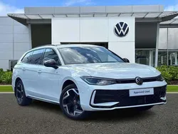 White New 2024 VW Passat R-line Estate | £39,950