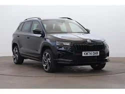 Black magic pearl effect Used 2024 Skoda Karoq SportLine SUV | £27,406 (Good price)