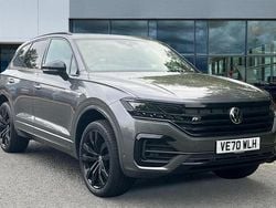 Silicon grey metallic Used 2021 VW Touareg Black Edition SUV | £35,060 (Good price)