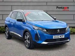 Blue Used 2022 Peugeot 3008 GTi SUV | £18,950 (Fair price)