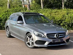 Silver Used 2015 Mercedes C250 AMG Line Premium Plus Estate | £9,995 (Expensive)