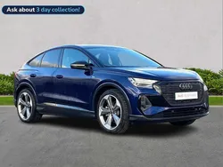 Blue Used 2024 Audi Q4 Sportback e-tron Black Edition SUV | £38,923