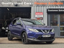 Blue Used 2017 Nissan Qashqai Tekna SUV | £6,490 (Good price)