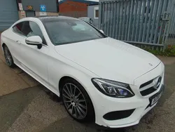 White Used 2016 Mercedes C220 AMG Line Premium Plus Coupe | £11,495 (Fair price)