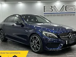 Blue Used 2017 Mercedes C43 AMG AMG Sedan | £19,994 (Fair price)