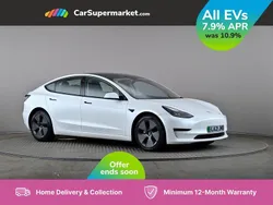 White Used 2021 Tesla Model 3 Long Range Sedan | £19,997 (Fair price)