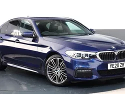 Blue Used 2020 BMW 520 M Sport | £25,500 (Fair price)