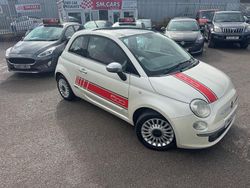 White Used 2009 Fiat 500 Lounge Hatchback | £2,495
