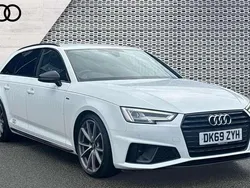 Ibis white Used 2019 Audi A4 Black Edition Estate | £20,490 (Fair price)