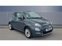 Grey Used 2018 Fiat 500 Lounge Hatchback | £7,829 (Fair price)