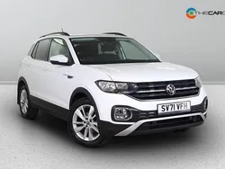 White Used 2021 VW T-Cross Active SUV | £17,975 (Fair price)