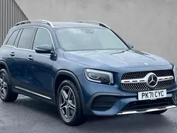 Blue Used 2021 Mercedes GLB220 AMG line SUV | £30,575 (Fair price)