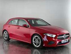 Red Used 2019 Mercedes A180 AMG line Hatchback | £15,350 (Fair price)