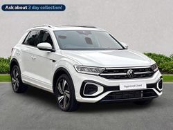 White Used 2025 VW T-Roc R-line SUV | £28,999 (Fair price)
