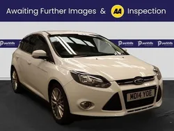 White Used 2014 Ford Focus Zetec Hatchback | £8,740 (A bit pricey)