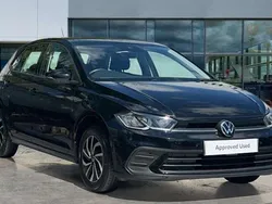 Deep black pearl Used 2021 VW Polo Life Hatchback | £13,109 (Fair price)