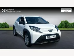 White Used 2024 Toyota Aygo PURE Hatchback | £15,165 (Fair price)