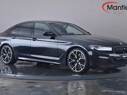 Black Used 2022 BMW 545e M Sport Sedan | £32,695 (Fair price)