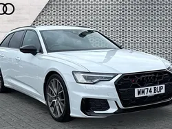 White Used 2024 Audi A6 Black Edition Estate | £56,993
