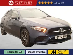 Blue Used 2022 Mercedes A250 AMG Line Premium Hatchback | £20,782 (Fair price)
