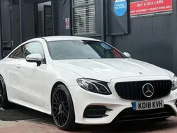 White Used 2018 Mercedes E220 AMG line Coupe | £17,489 (Good price)