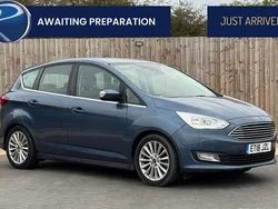 Blue Used 2018 Ford C-MAX Titanium MPV | £7,496 (Fair price)