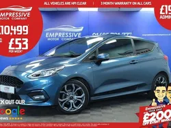 Blue Used 2019 Ford Fiesta ST-Line Hatchback | £10,499 (A bit pricey)