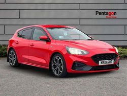 Race red standard colour Used 2019 Ford Focus ST-Line X Hatchback | £11,495 (A bit pricey)