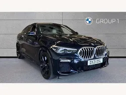 Black Used 2021 BMW X6 M Sport SUV | £41,450 (Fair price)