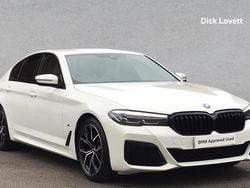 White Used 2022 BMW 520 M Sport | £27,495 (Fair price)