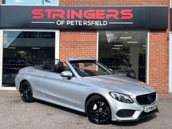 Silver Used 2018 Mercedes C220 AMG Line Premium Plus Cabriolet | £16,000 (Good price)