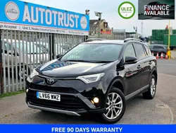 Black Used 2016 Toyota RAV4 SUV | £10,995 (A bit pricey)