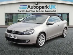 Silver Used 2015 VW Golf Cabriolet GT Cabriolet | £8,295 (Fair price)