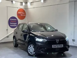 Black Used 2022 Dacia Sandero Essentiel Hatchback | £9,999 (Fair price)