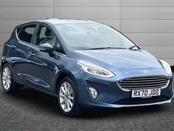 Chrome blue Used 2021 Ford Fiesta Titanium Hatchback | £11,195 (Good price)