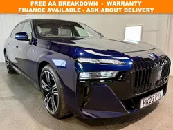Blue Used 2023 BMW i7 M Sport Sedan | £64,995 (Expensive)