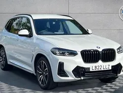 White Used 2022 BMW X3 M Sport SUV | £36,693 (Fair price)