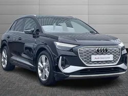 Black Used 2024 Audi Q4 e-tron S-Line SUV | £34,595 (Good price)