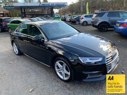 Black Used 2017 Audi A4 S-Line Sedan | £9,488 (Fair price)