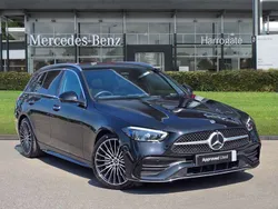 Black Used 2024 Mercedes C200 AMG Line Premium Plus Estate | £38,500 (Expensive)