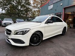 White Used 2017 Mercedes CLA220 AMG line Sedan | £12,440 (Fair price)