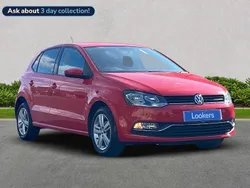 Red Used 2017 VW Polo Match Hatchback | £8,699 (Fair price)